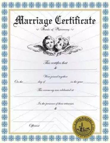 Marriage Certificate 2