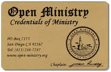 Minister Wallet Card