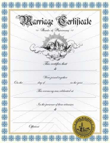 Marriage Certificate 3