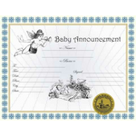 Baby Announcement Certificate