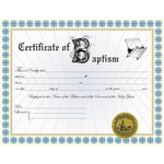 Custom Baptism Certificate I