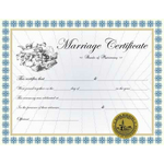 Classic Marriage Certificate