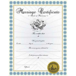 Custom Marriage Certificate I