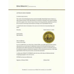 Letter of Goodstanding