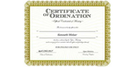 Ordained Minister Kenneth Weiss