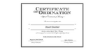 Ordained Minister Stuart Doshier