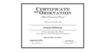 Ordained Minister Douglas Hathaway
