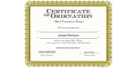 Ordained Minister Joseph Montoya