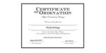 Ordained Minister Philip Kellogg