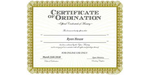 Ordained Minister Ryan House