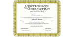 Ordained Minister Jeffery D. Lemler