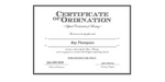 Ordained Minister Ray Thompson