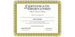 Ordained Minister Derek Meeks