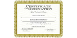 Ordained Minister Zachary Bennett Chance