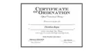 Ordained Minister Christian Rojas