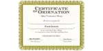 Ordained Minister Frank Caronia