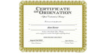 Ordained Minister Alan Kovar