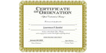 Ordained Minister Lawrence F. Santini