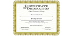 Ordained Minister Bradley Elvaker