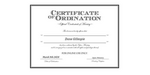 Ordained Minister Dane Gillespie