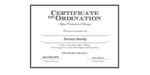Ordained Minister Zachary Standig