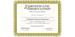 Ordained Minister Christopher Worgull Cussimanio