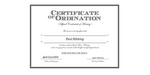 Ordained Minister Paul Hibbing