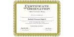 Ordained Minister Rudolph Emanuel Singh II