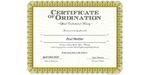 Ordained Minister Paul Mettler