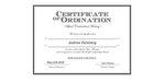 Ordained Minister Andrew Palmberg