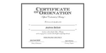 Ordained Minister Andrew Bellott