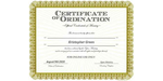 Ordained Minister Kristopher Green