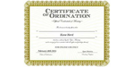 Ordained Minister Kane Herd