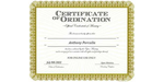 Ordained Minister Anthony Porcalla