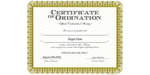Ordained Minister Gage Case