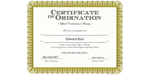 Ordained Minister Edward Ruiz