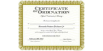 Ordained Minister Kenneth Patton Dickson  Jr