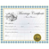 Classic Marriage Certificate